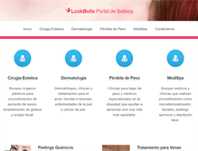 Tablet Screenshot of lookbella.com